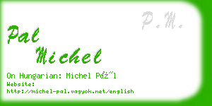 pal michel business card